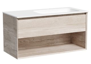 Подвесная тумба под раковину Sancos Marmi 1.0 MR1.0100REG правая 99см дуб галифакс натуральный